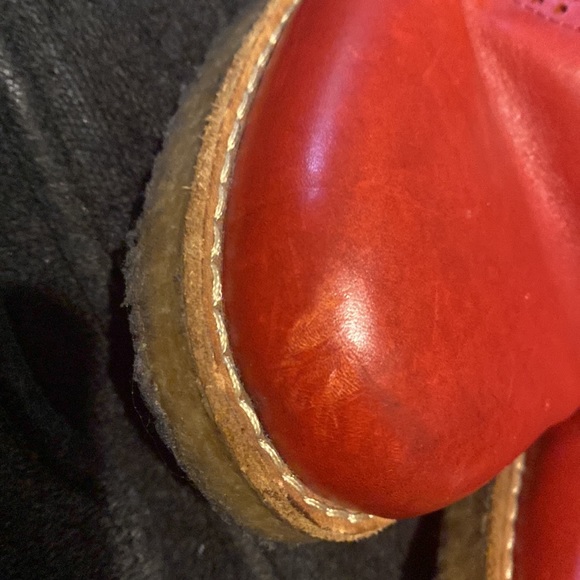 Genuine Red Hasbeens Short Wedge boot size 41 EUC - Picture 6 of 7